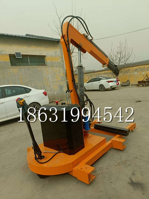 朝阳县自卸车厢随车吊 自制轮式四不像起重机 四驱平板吊 5吨 贵盛